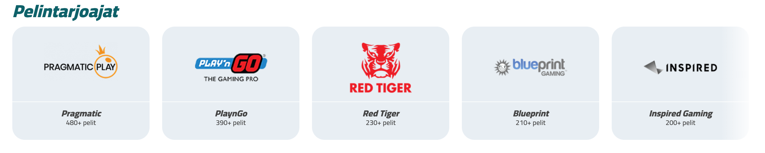 Teho Kasino pelinkehittäjät